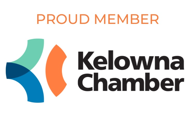 A proud member of the kelowna chamber logo.