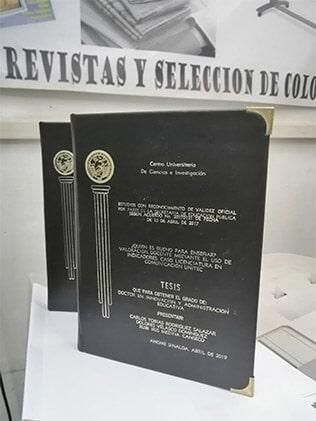 A A ENCUADERNACIÓN E IMPRENTA