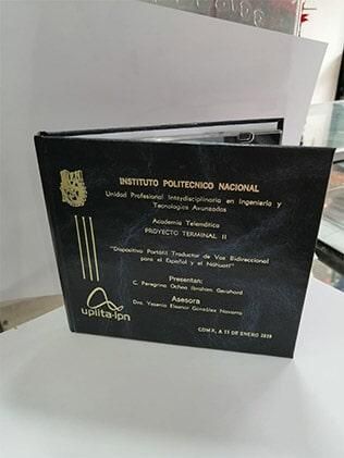 A A ENCUADERNACIÓN E IMPRENTA