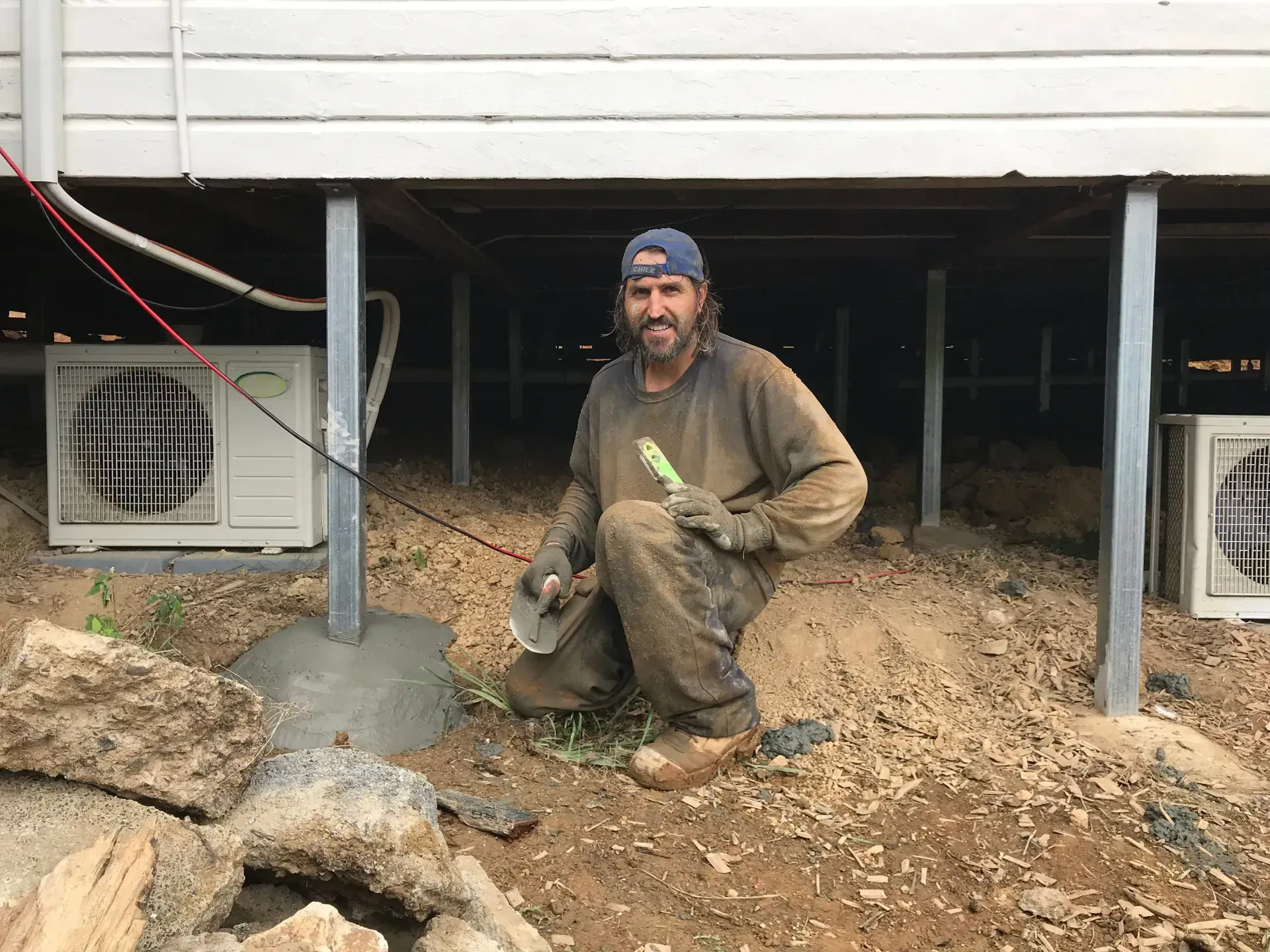 Man Fixing The House — East Coraki, NSW — Northern Rivers Restumping