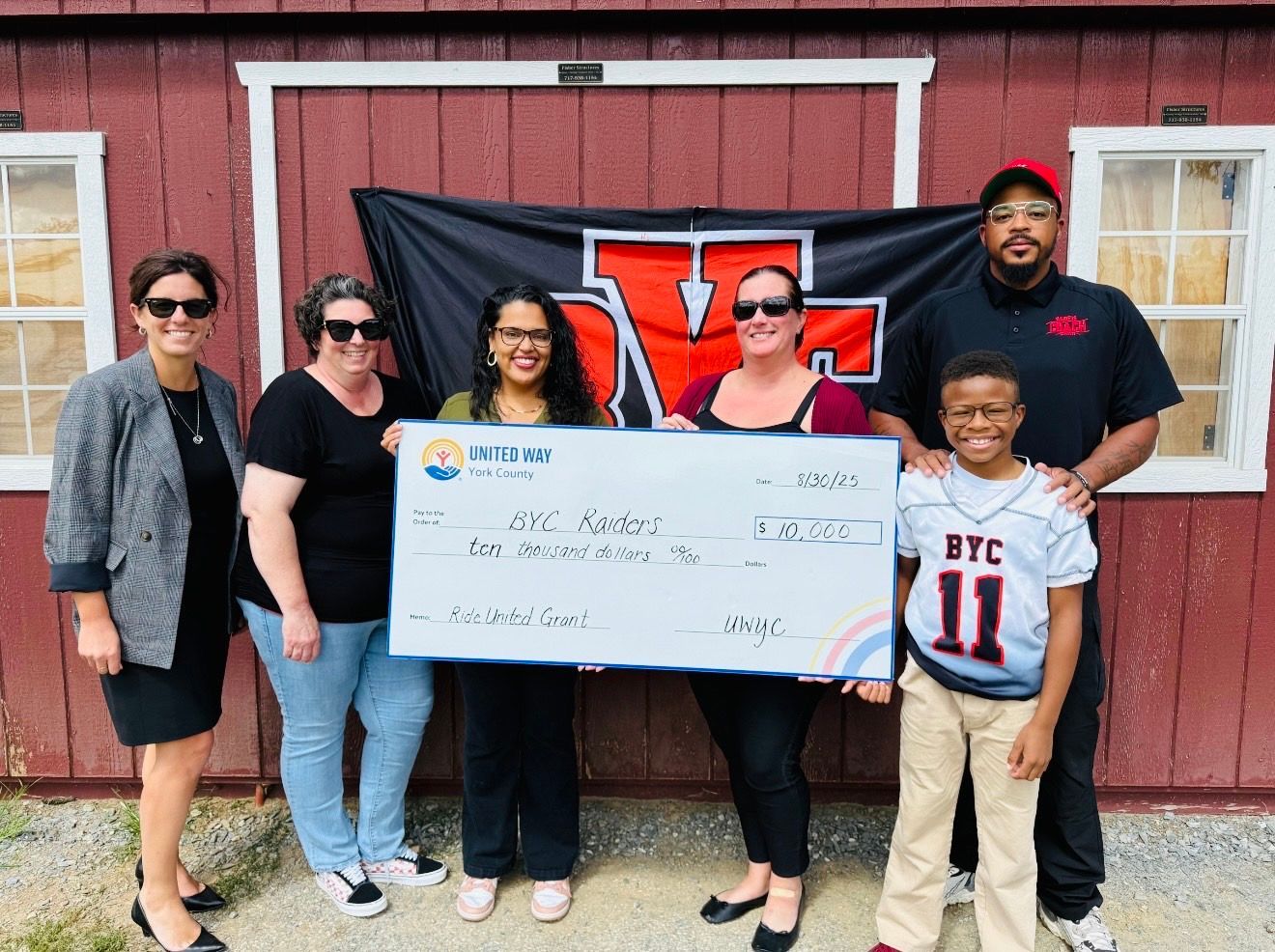 United Way Check Presentation 2