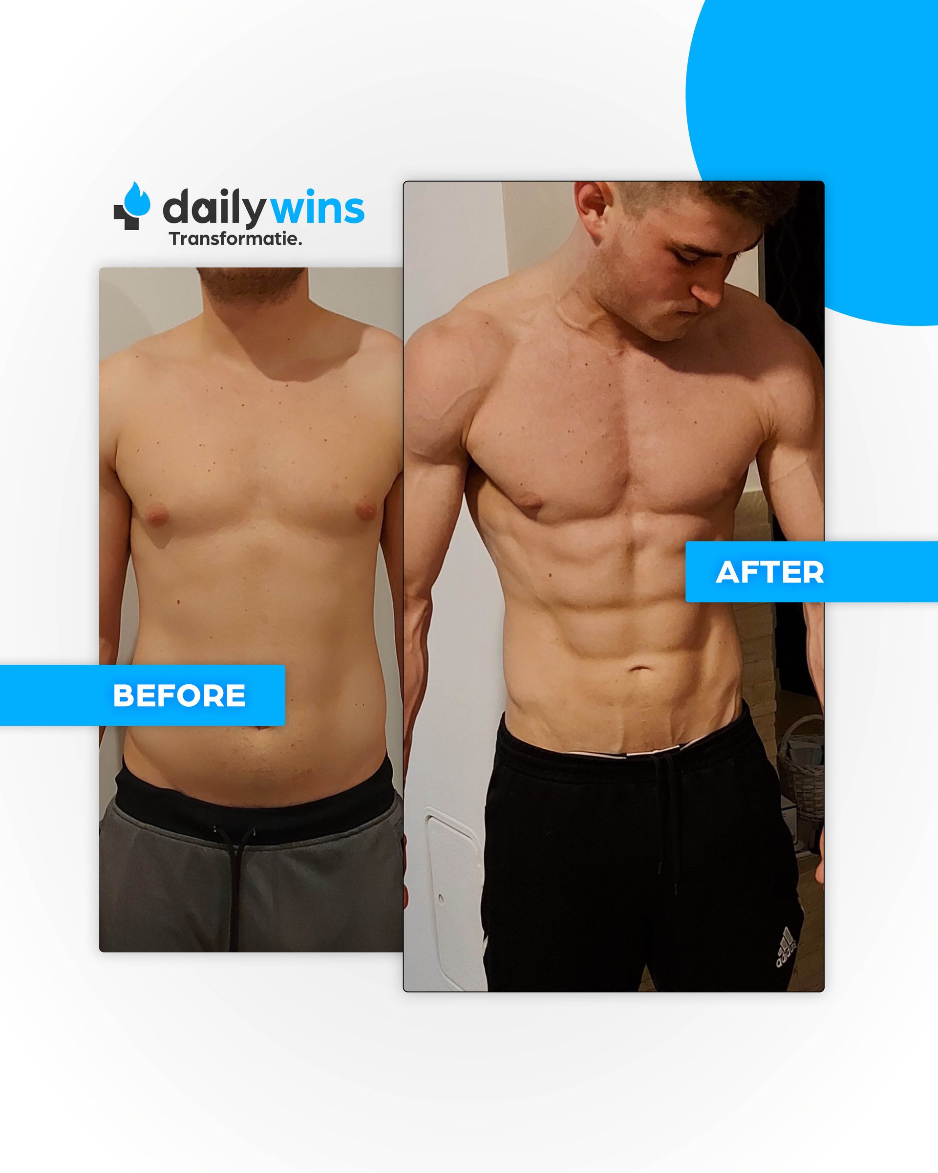 DailyWins before and after transformation image