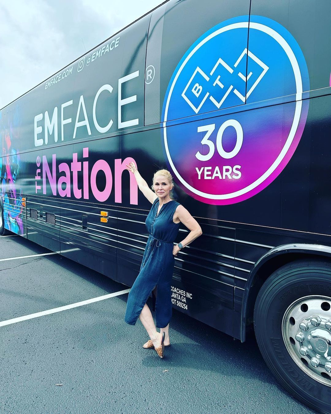 Dr. Michele A Finely in front of a truck