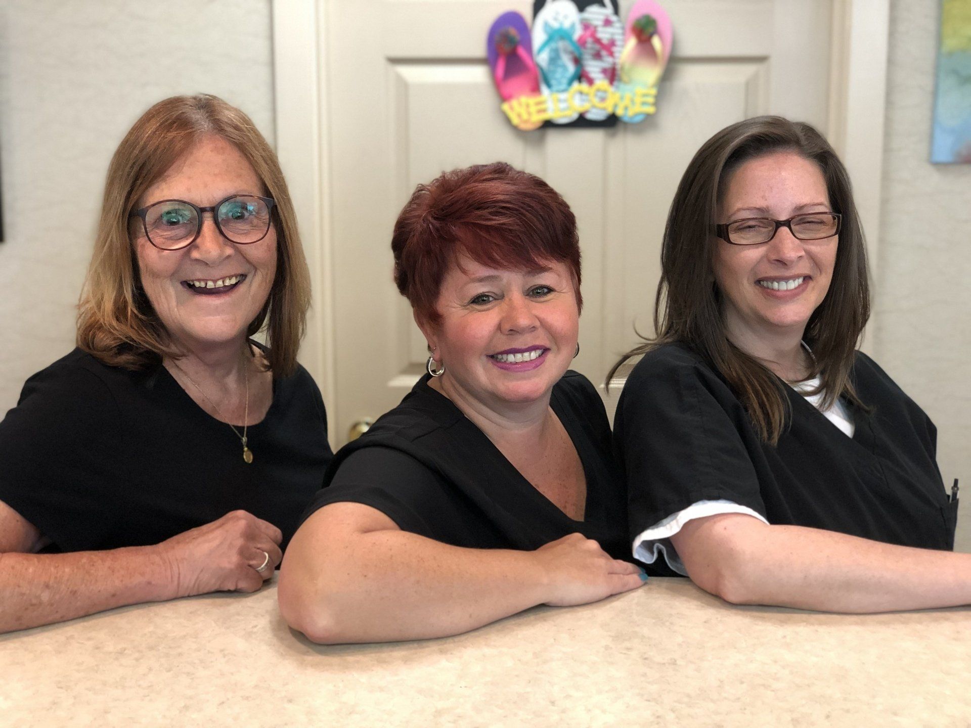 Ginger, Kim, and Denise at Shore-Snyder Dental Center