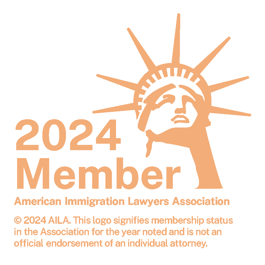 A logo for the american immigration lawyers association.