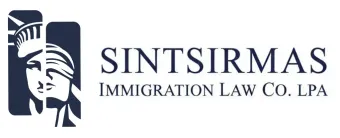 The logo for Sintsirmas Immigration Law Co. LPA
