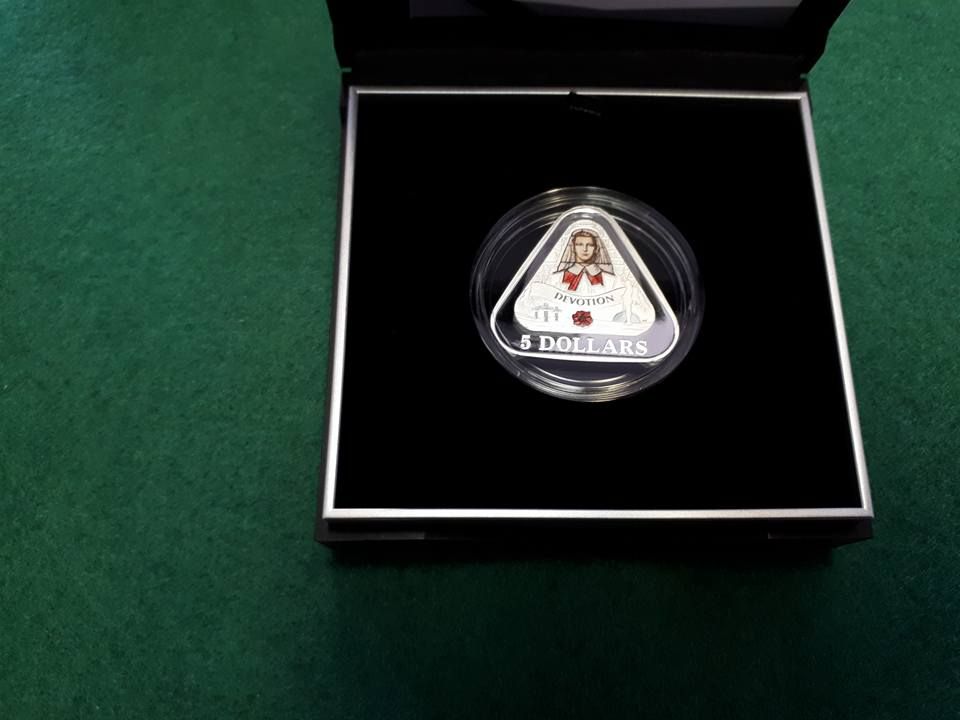 A Coin in a Box That Says 5 Dollars on It — John Platts Stamps & Coins In Rockhampton, QLD