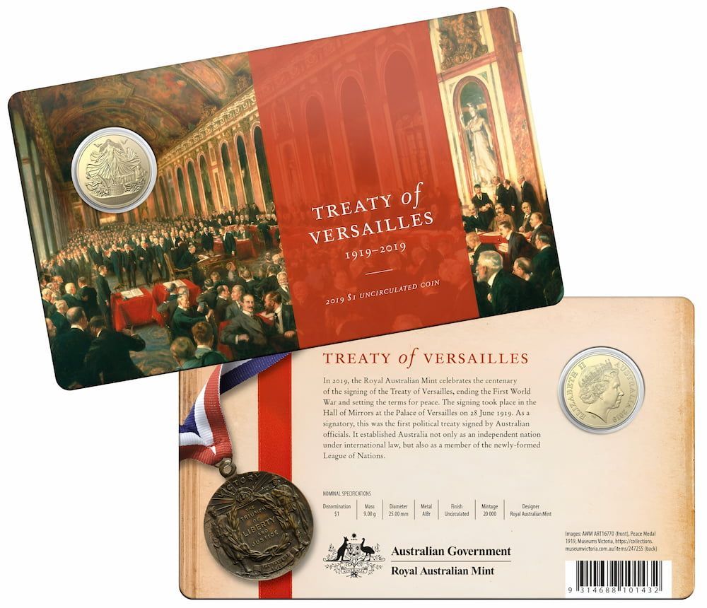 The Treaty Of Versailles Was Signed In 1814 — John Platts Stamps & Coins In Mackay, QLD