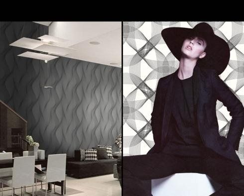 carta da parati fantasia moda