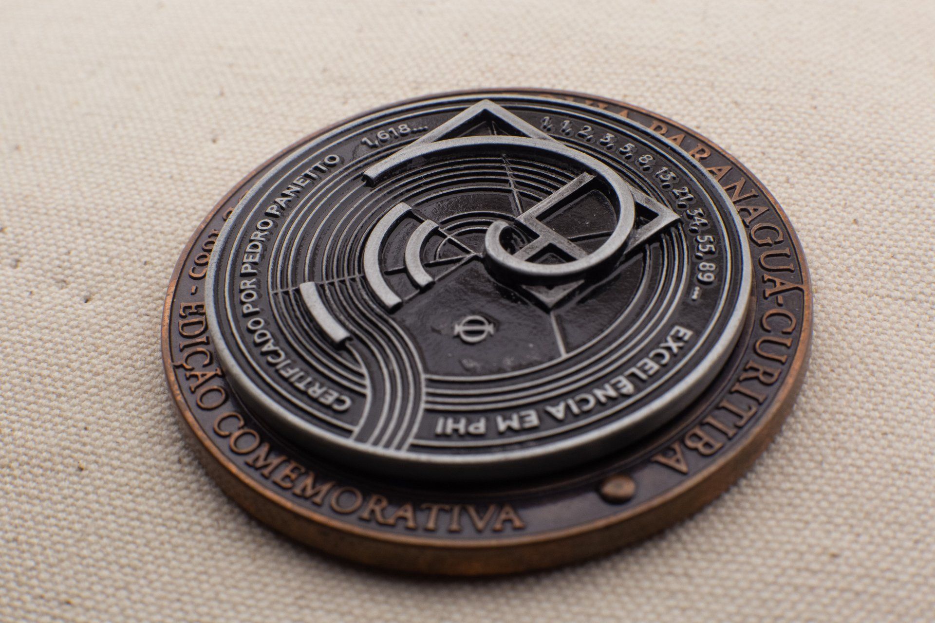 Moeda personalizada de metal