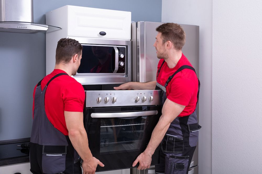 Technician Examining Refrigerator With Digital Multimeter— Patrick Lunney Home Appliance Service & Repairs in Maudsland, QLD