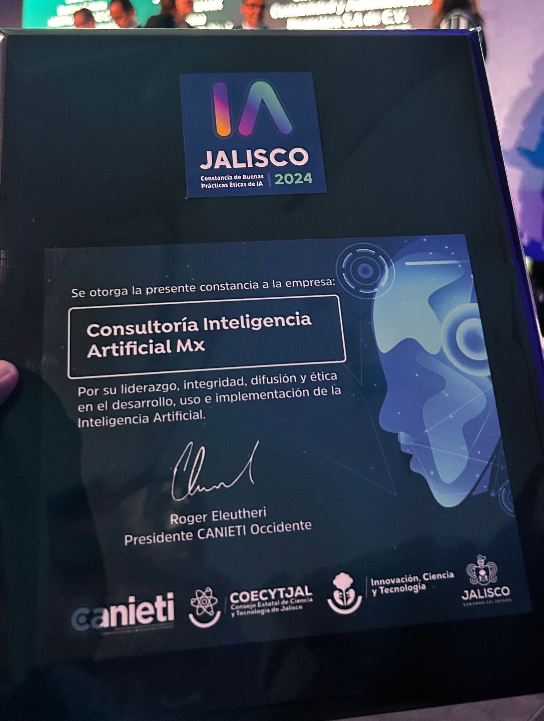 CANIETI RECONOCIMIENTO EMPRESA ETICAMENTE RESPONSABLE
