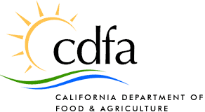 California Department of Food and Agriculture (CDFA) logo, indicating compliance with state veterinary blood banking regulations