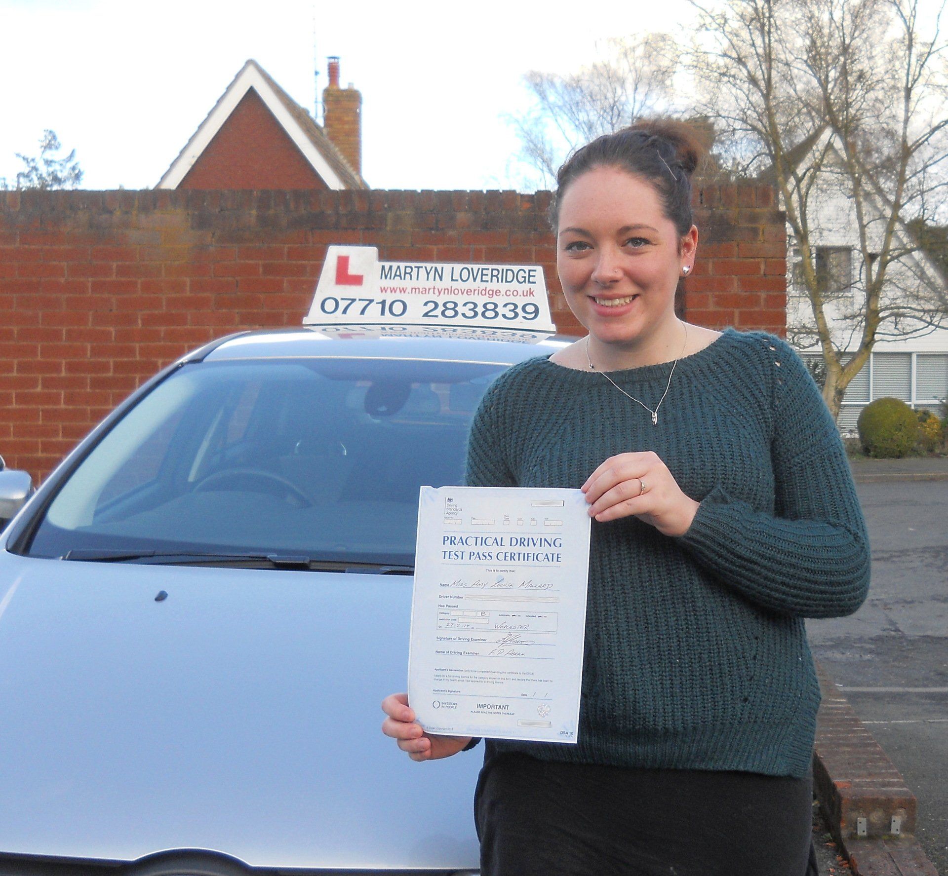 Martyn Loveridge Driver Training's customer 118