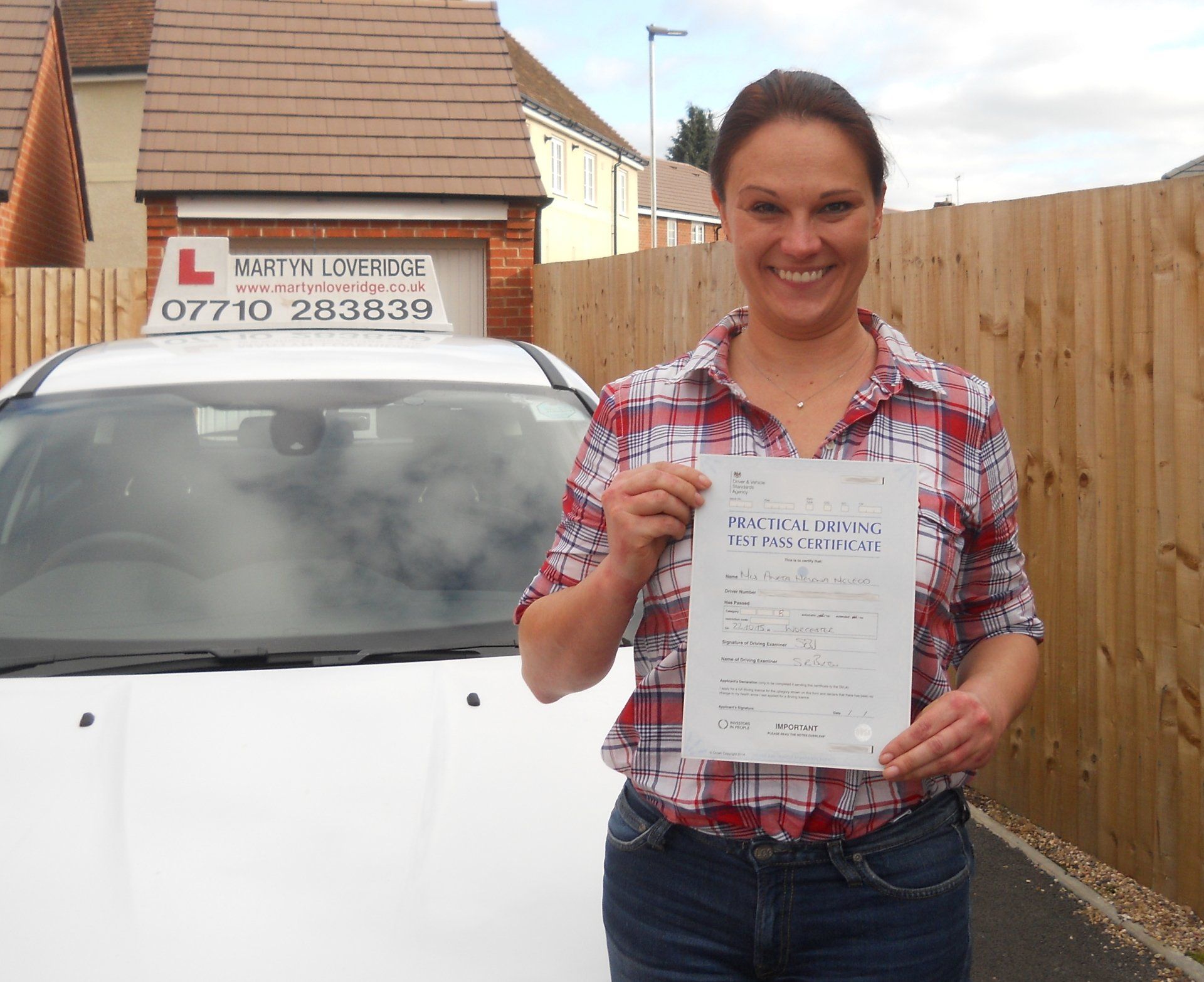 Martyn Loveridge Driver Training's customer 115