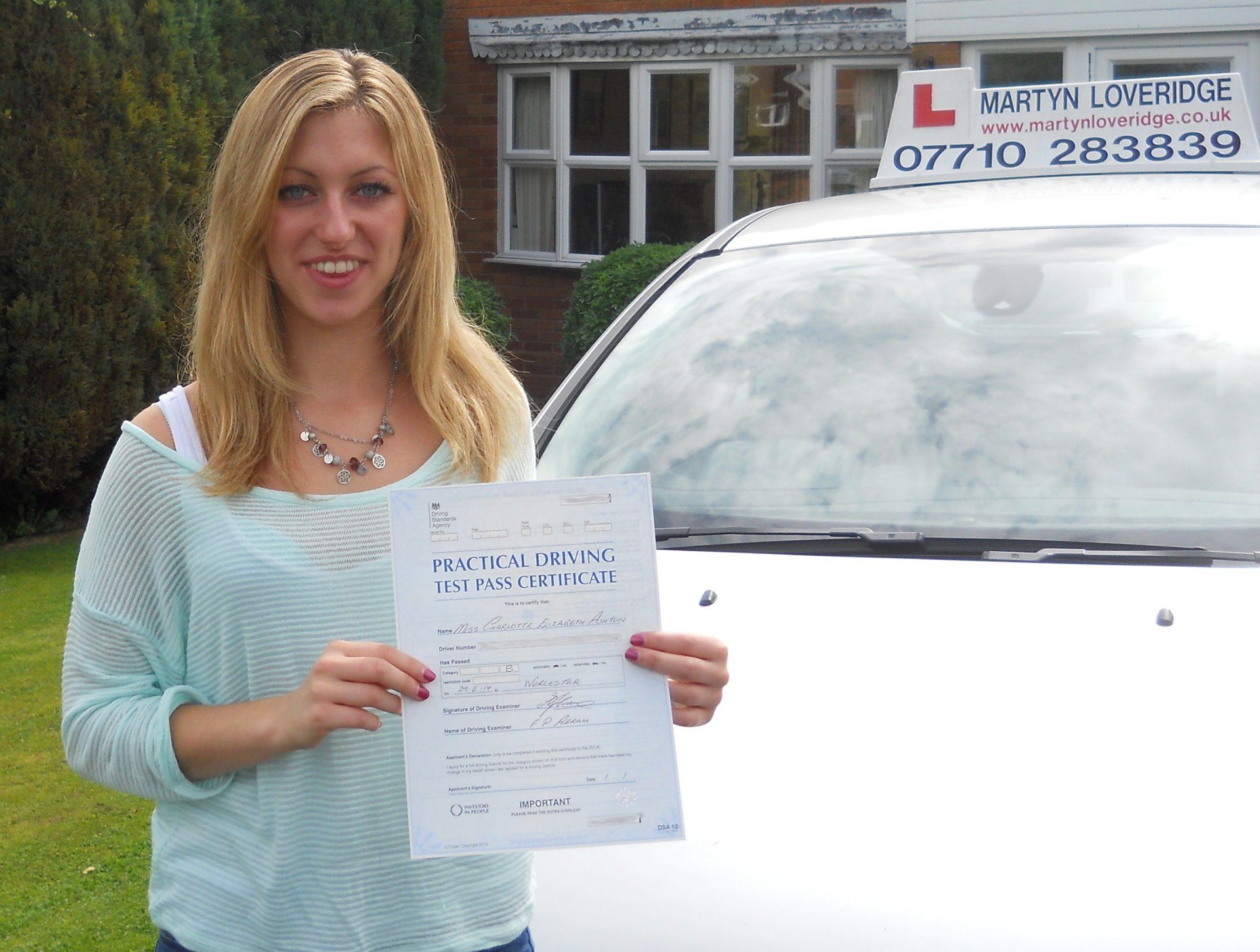 Martyn Loveridge Driver Training's customer 19