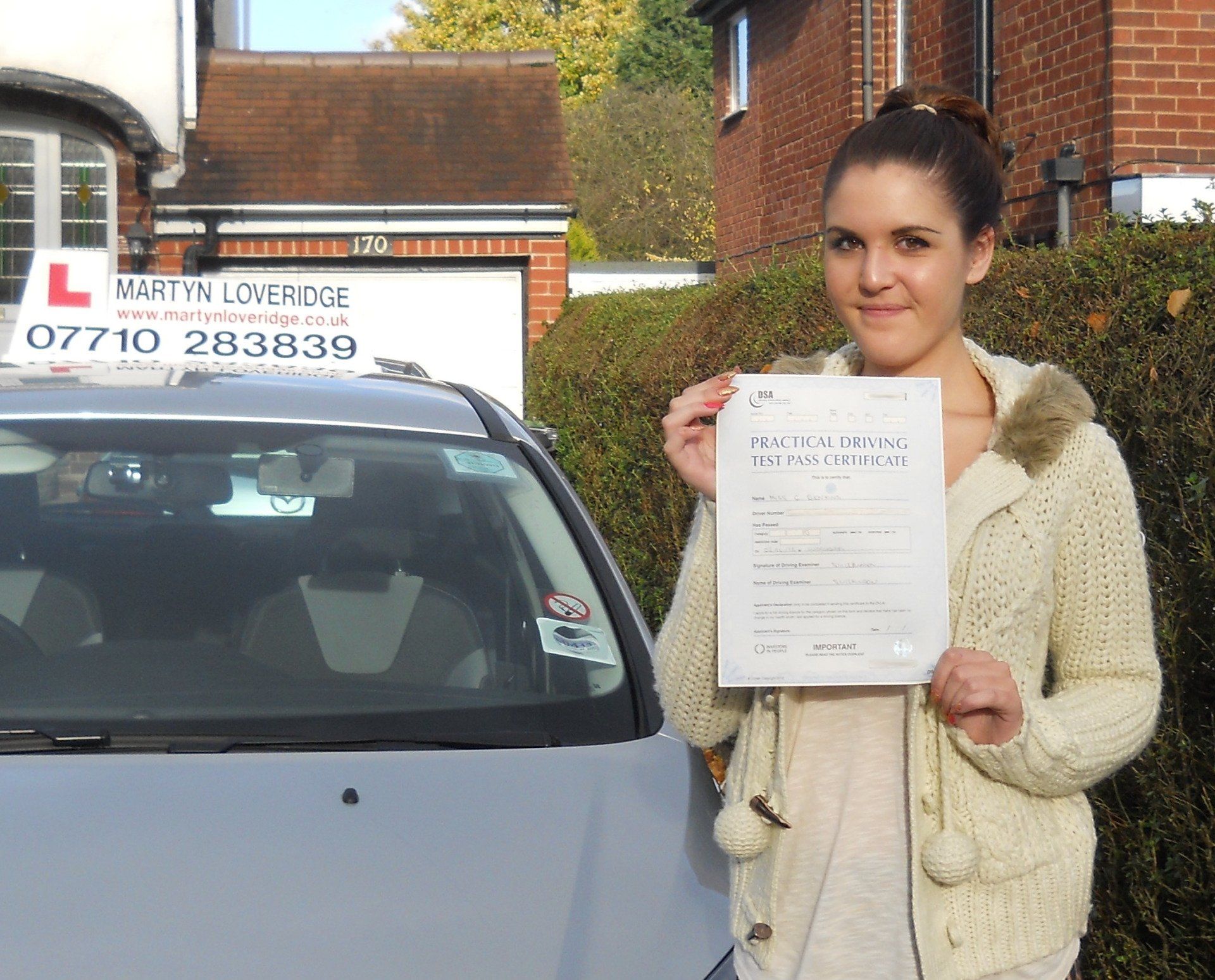 Martyn Loveridge Driver Training's customer 109