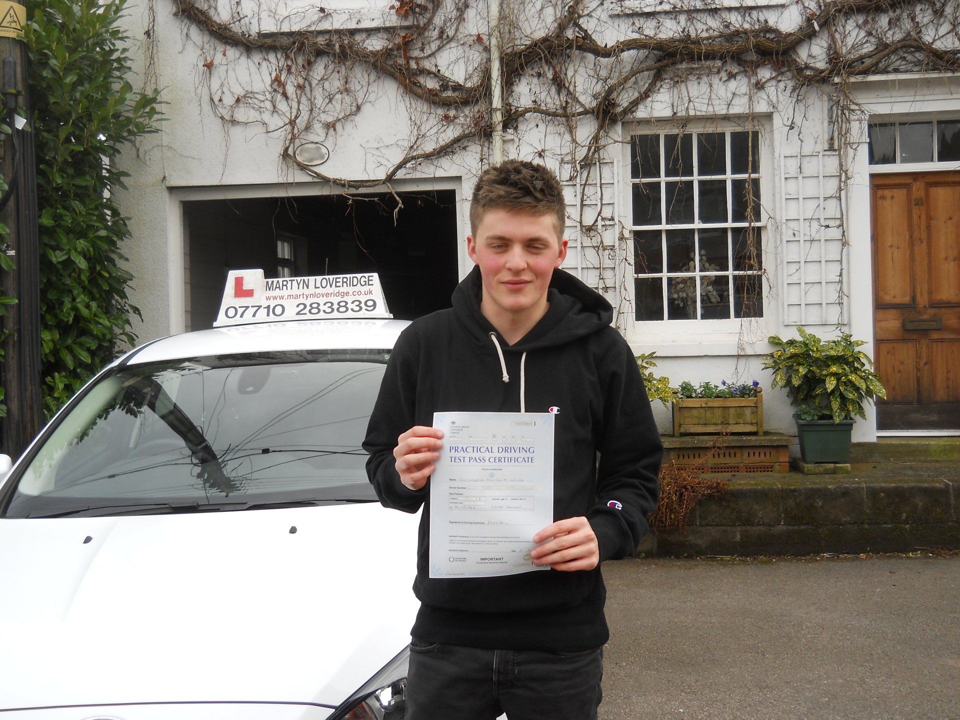 Martyn Loveridge Driver Training's customer 104