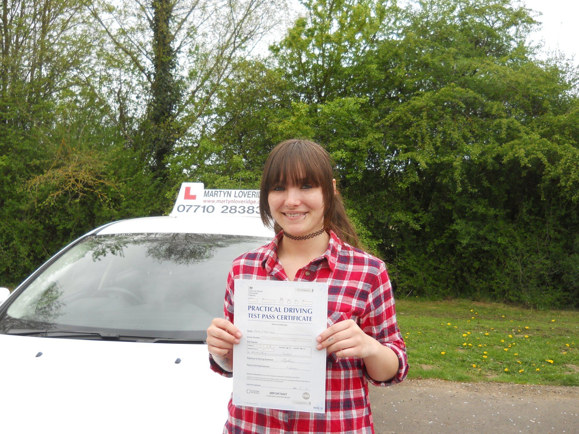 Martyn Loveridge Driver Training's customer 98