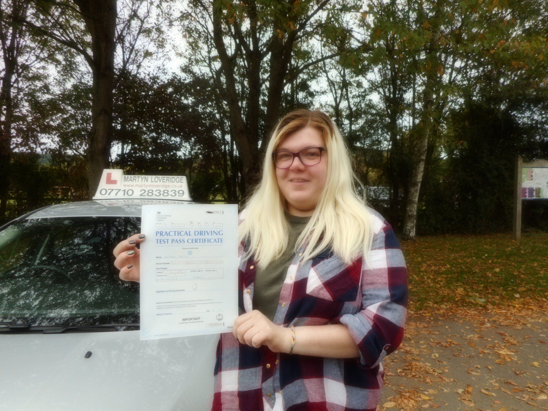 Martyn Loveridge Driver Training's customer 97