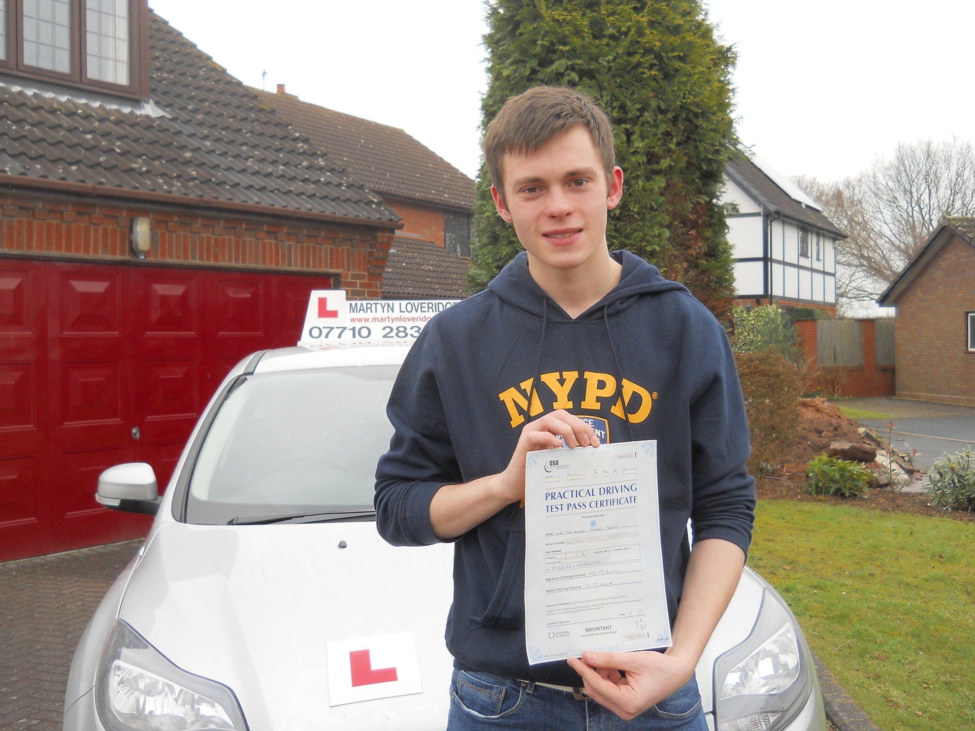 Martyn Loveridge Driver Training's customer 96