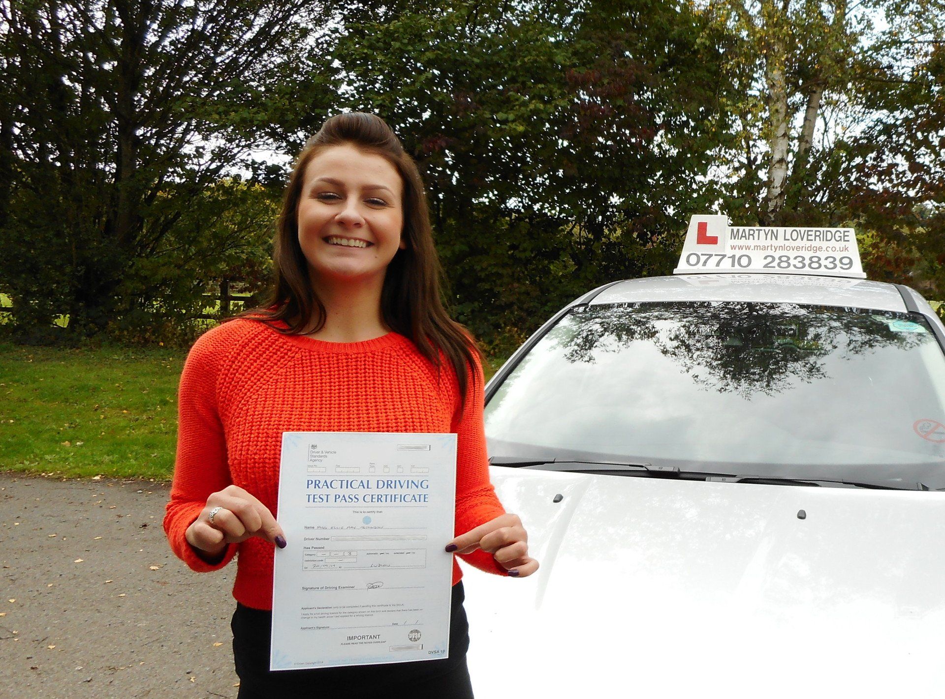 Martyn Loveridge Driver Training's customer 7