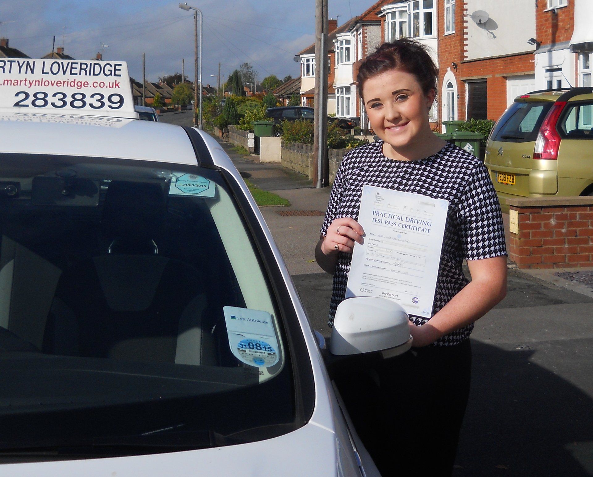 Martyn Loveridge Driver Training's customer 18
