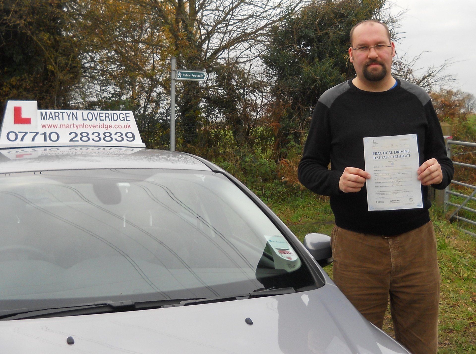 Martyn Loveridge Driver Training's customer 20