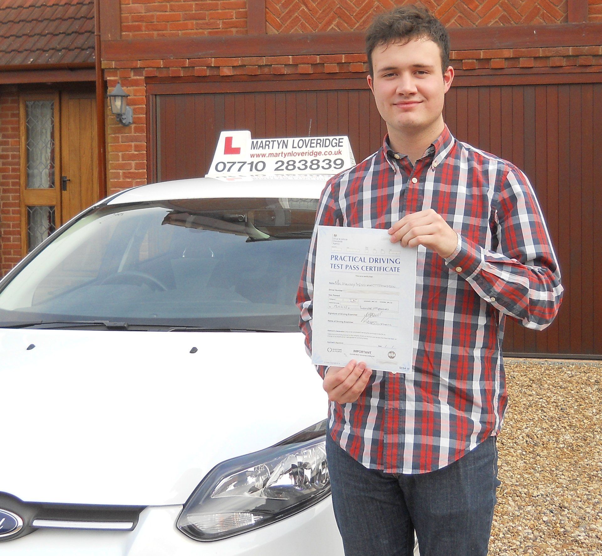 Martyn Loveridge Driver Training's customer 12