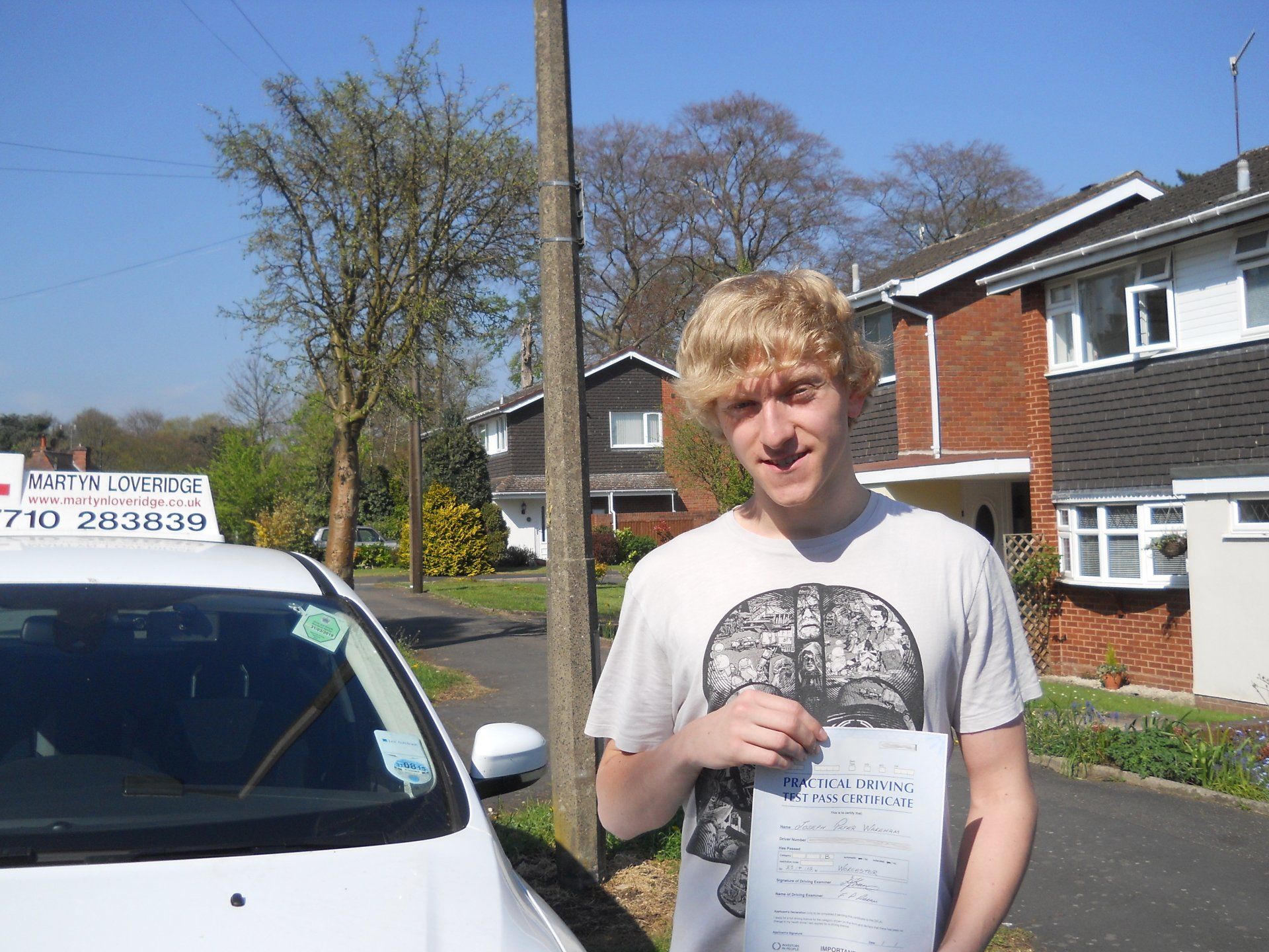 Martyn Loveridge Driver Training's customer 74