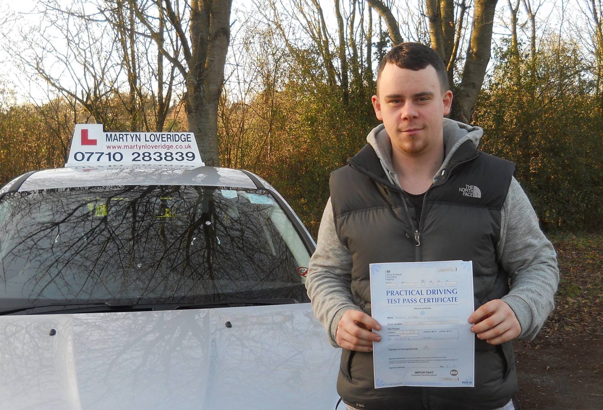Martyn Loveridge Driver Training's customer 77