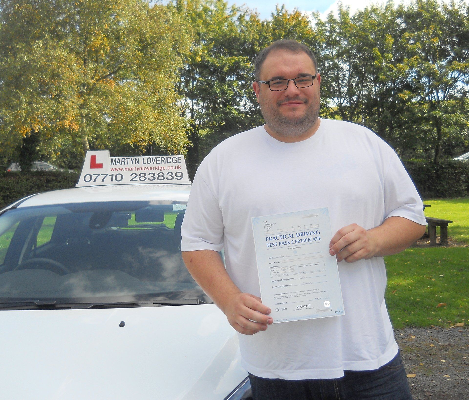 Martyn Loveridge Driver Training's customer 67