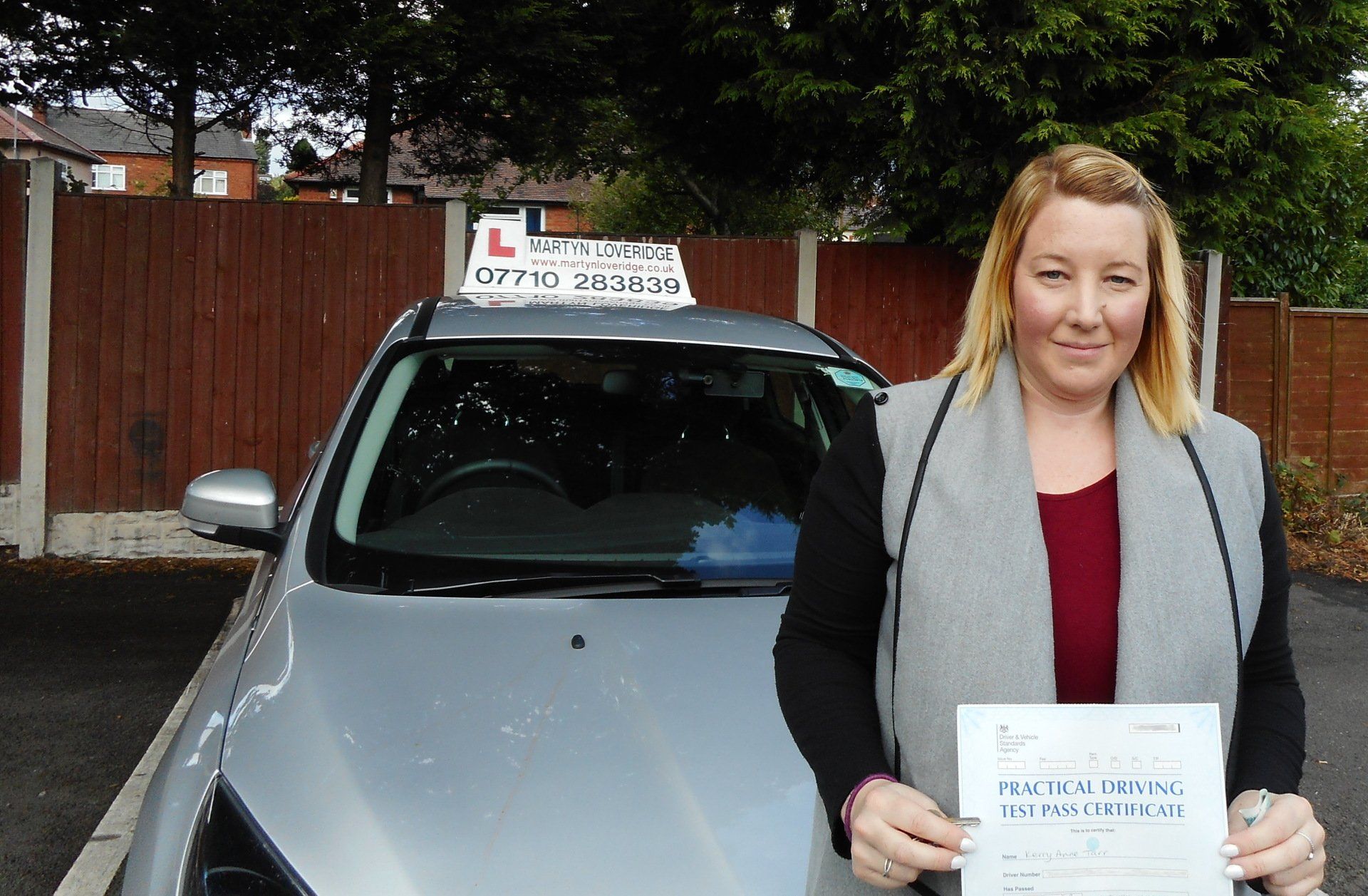 Martyn Loveridge Driver Training's customer 2