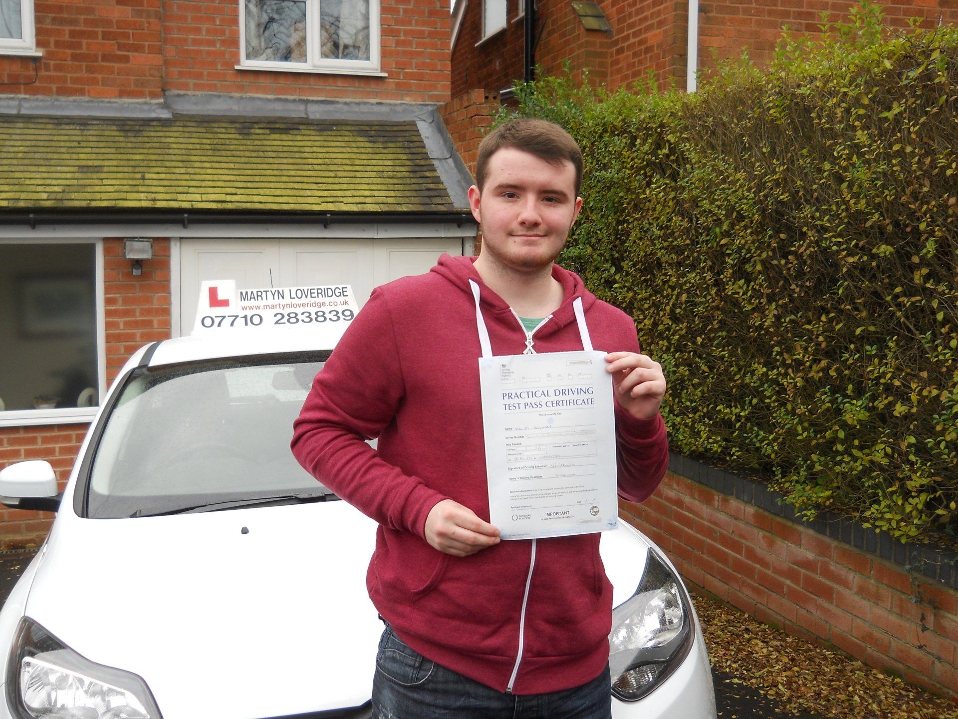 Martyn Loveridge Driver Training's customer 55