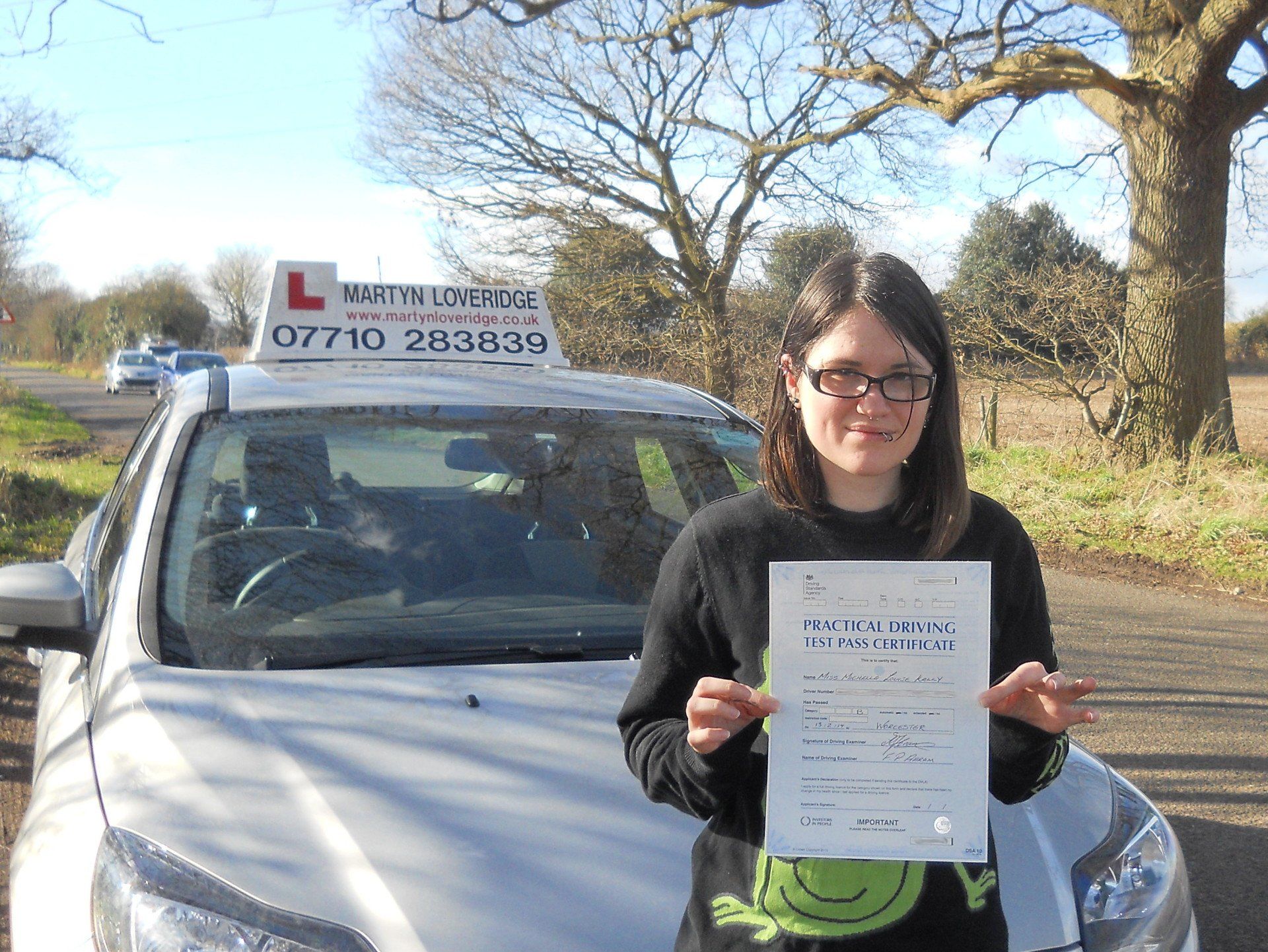 Martyn Loveridge Driver Training's customer 57