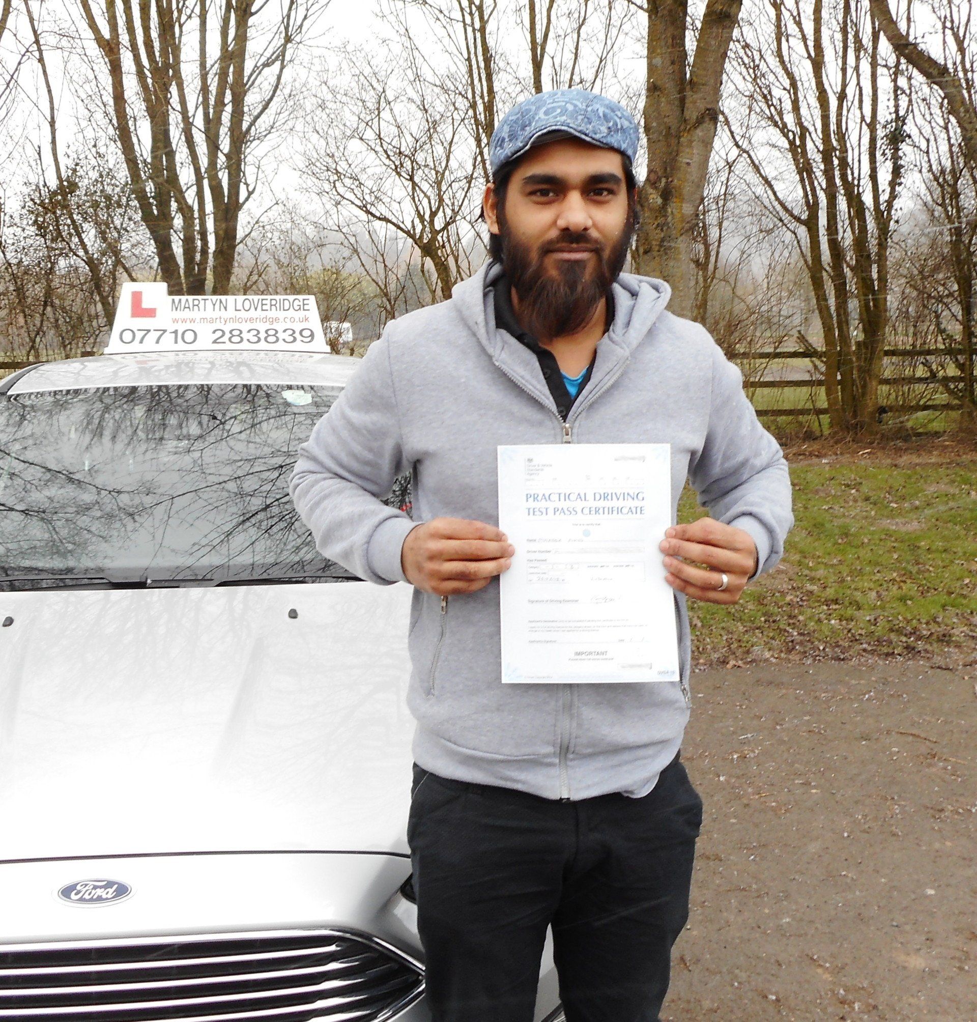 Martyn Loveridge Driver Training's customer 54