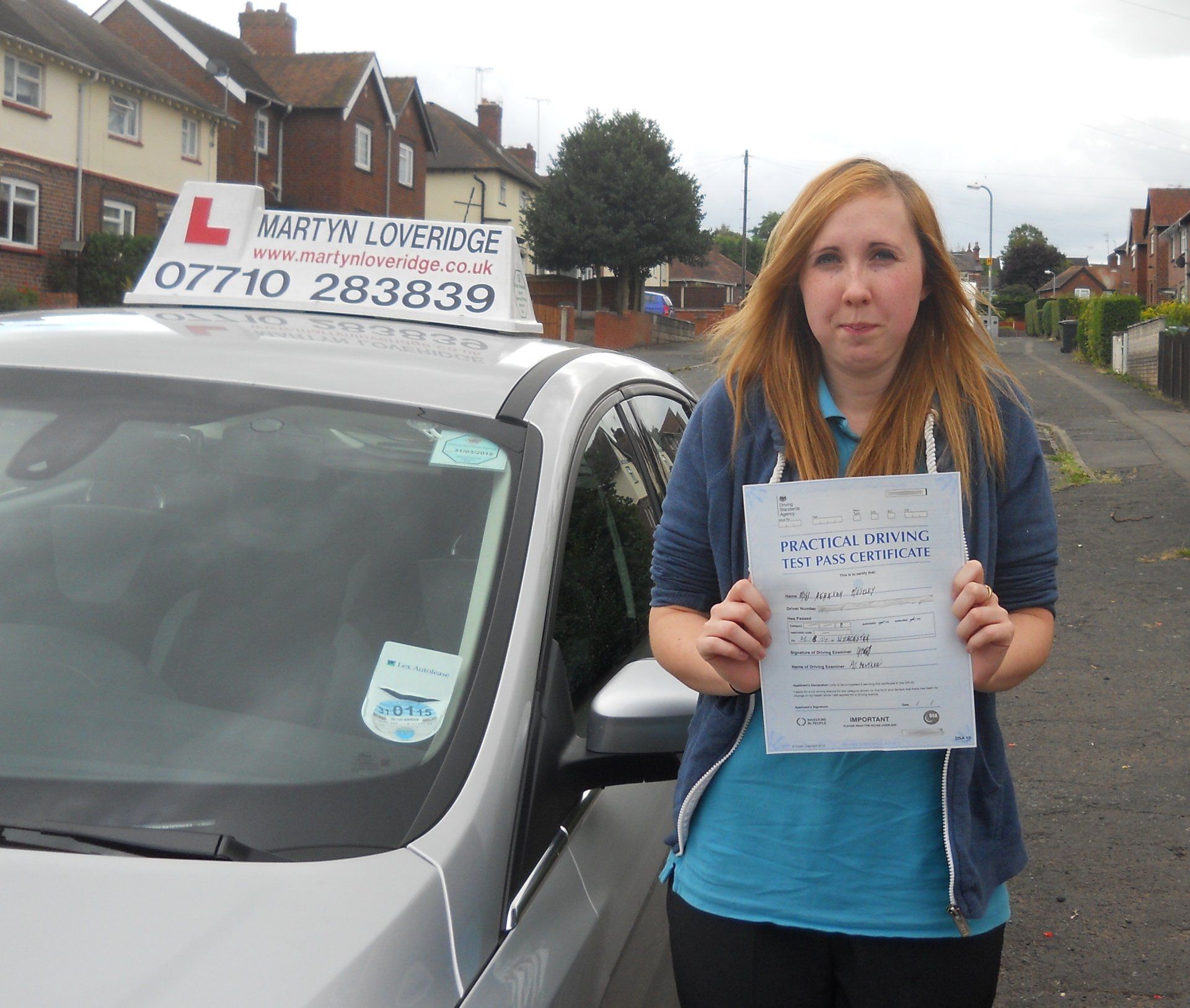 Martyn Loveridge Driver Training's customer 40