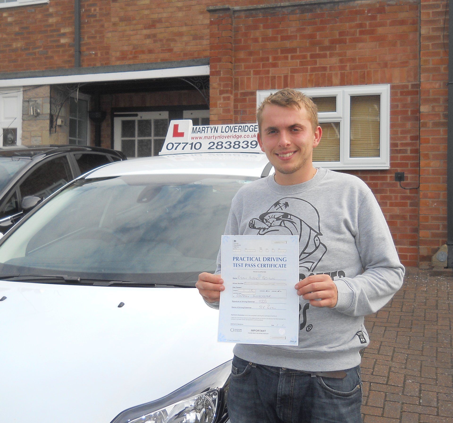 Martyn Loveridge Driver Training's customer 36