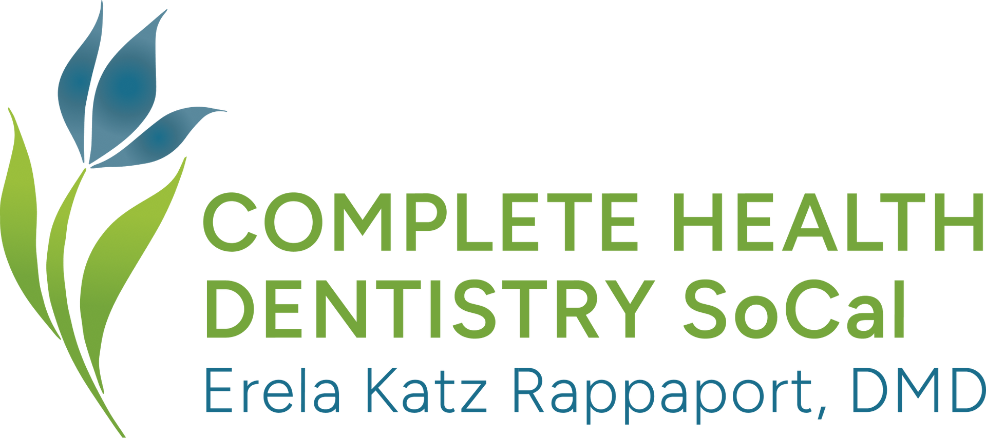 The logo for complete health dentistry socal erela katz rappaport , dmd.