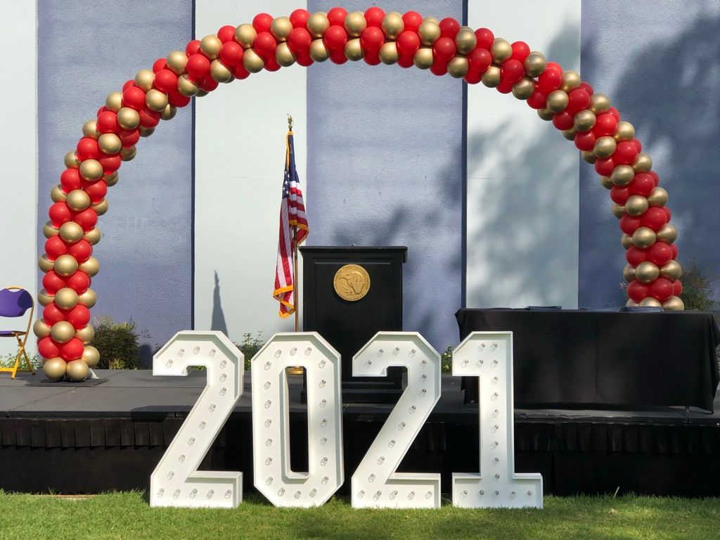 a large sign that says