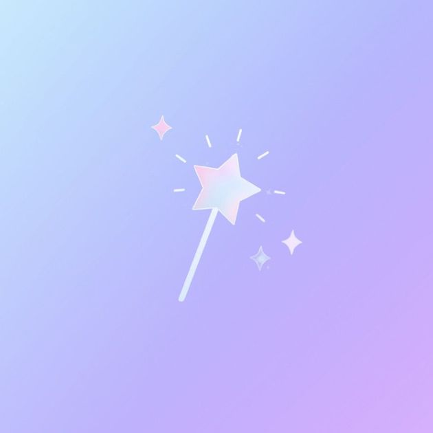 a logo for a party fairy godmother holding a wand and balloons