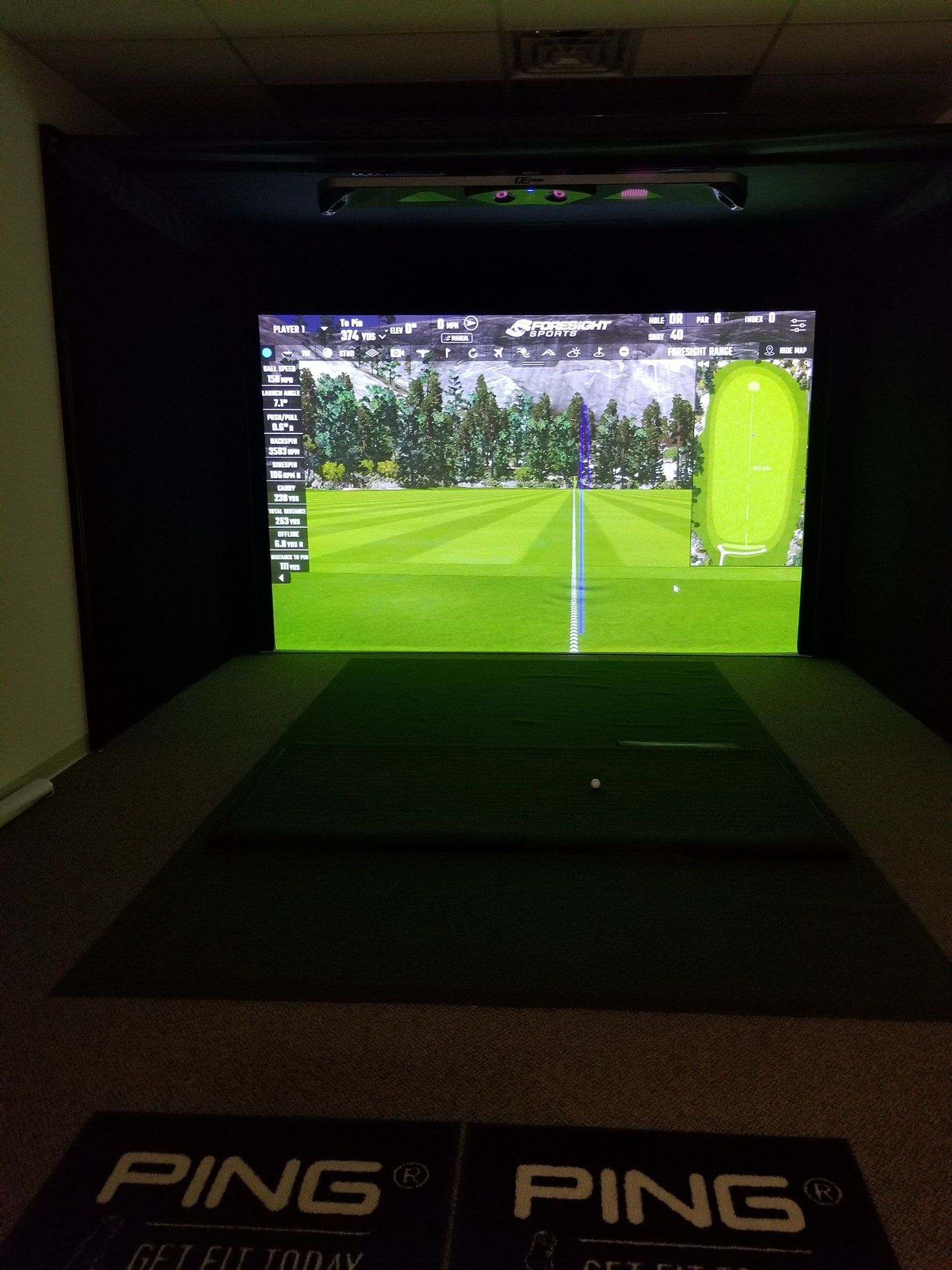 Analysis on golf simulation