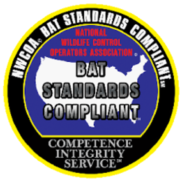 a national wildlife control operators association bat standards compliant competence integrity service logo