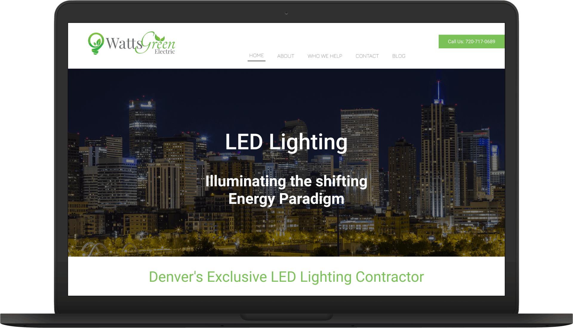 Watts Green Electric Website