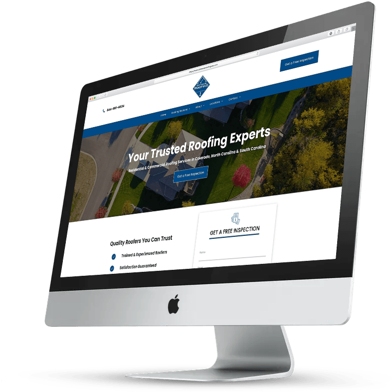 New website for home service company