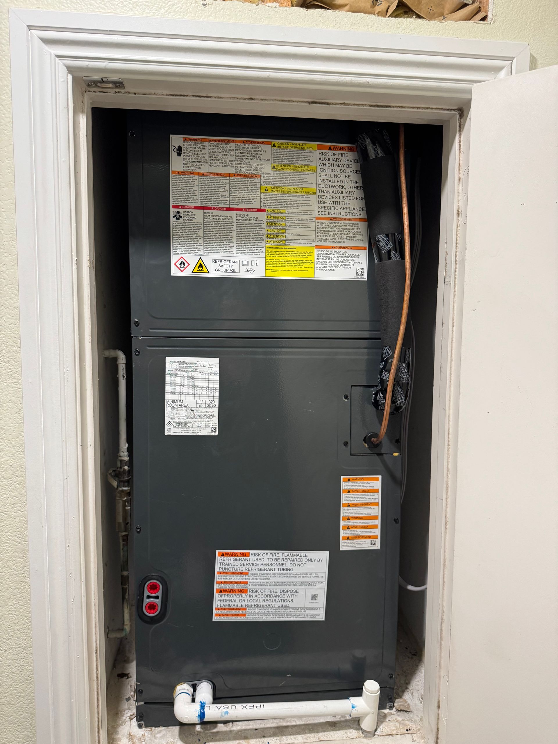 Old air handler that was removed