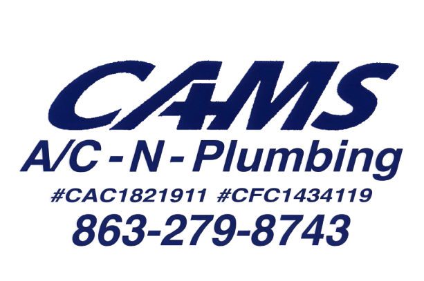 A logo for cams heating ventilation air conditioning