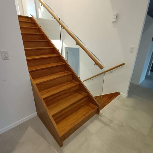 Wooden Stair — Bungalow, QLD — Johnston Joinery