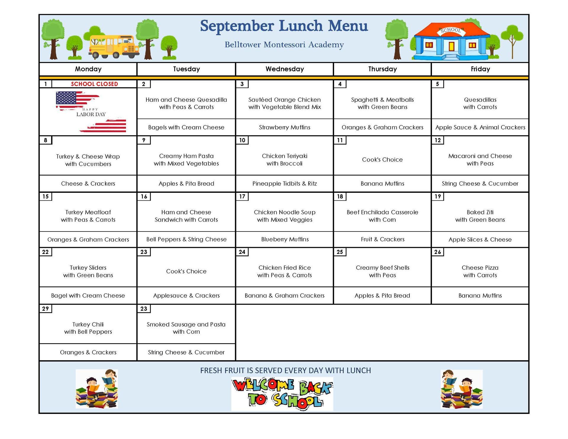 Lunch Program June