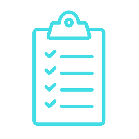 A clipboard with a checklist on it.